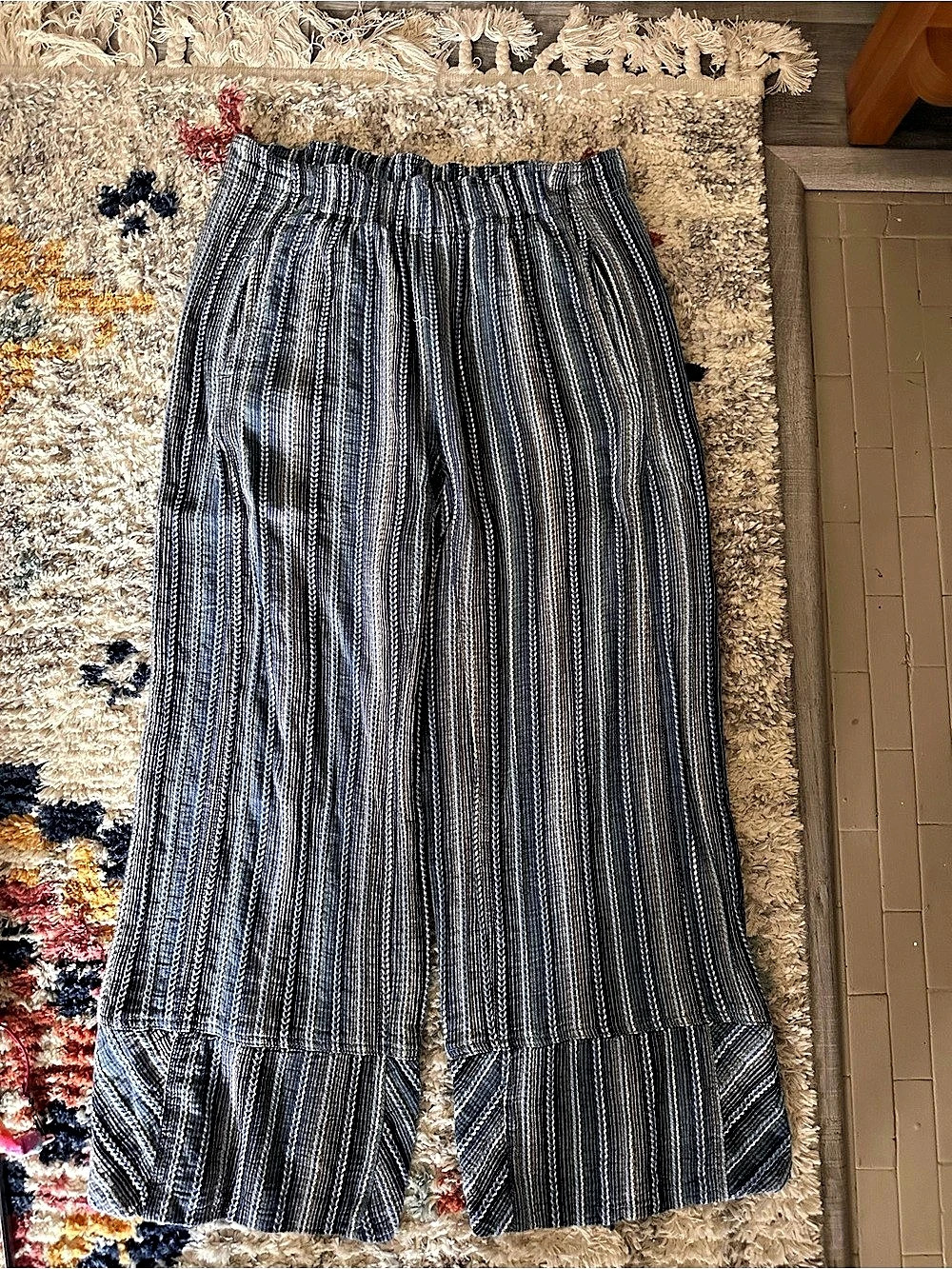Free People Day's End Stripe Pants - Medium - Picture 5 of 11